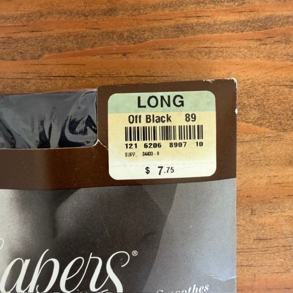 Vintage Subtle Shapers Off Black Panty Hose - Size Long - Picture 2 of 4